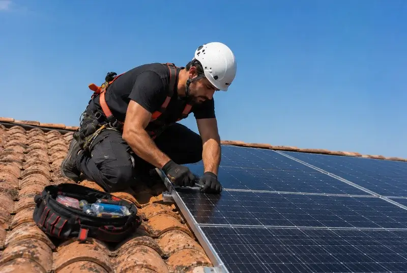 Maintenance et monitoring de panneaux solaires à Lasserre-de-Prouille